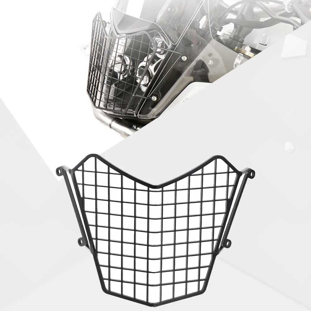 

For YAMAHA TENERE700 TENERE 700 WOLD RAID 2019~2023 Headlight Protector Shield Guard Headlamp Mesh Grille Cover 2020 2021 2022