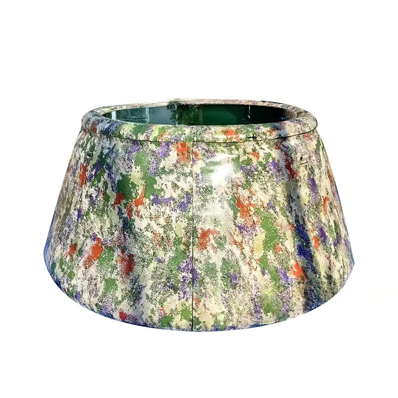 

Foldable soft water storage tank PVC fire forest emergency mobile water storage tank