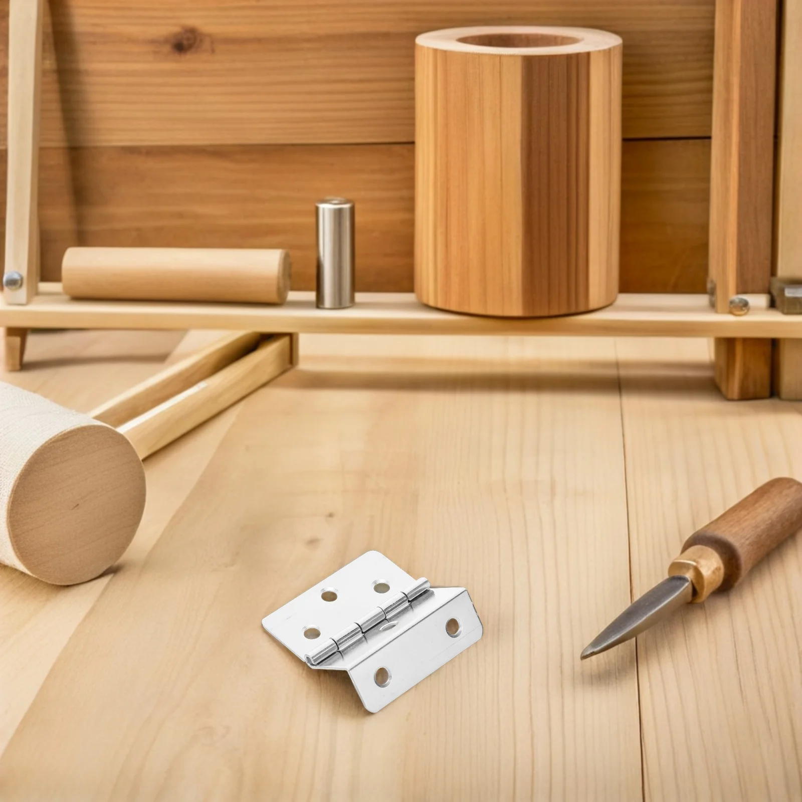 

10pcs Threefold Cabinet Hinge 6-Hole Right Angle Heavy Duty Foldable Door Hinge For Kitchen Wardrobe Furniture Hardware Fitting