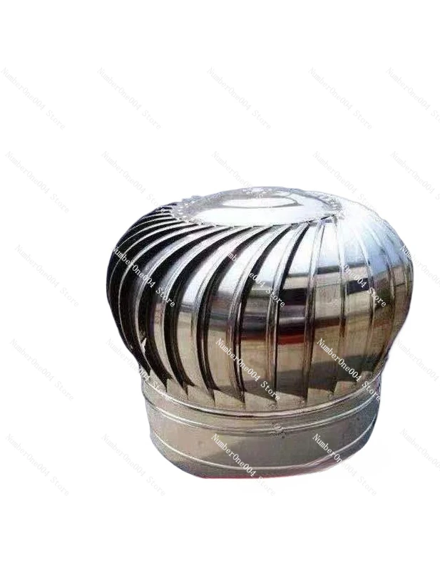 

Applicable to 304 Stainless Steel Wind Ball Unpowered Wind Cap 600 Type H Plant Flue Breeding Ventilation Exhaust Fan Roof