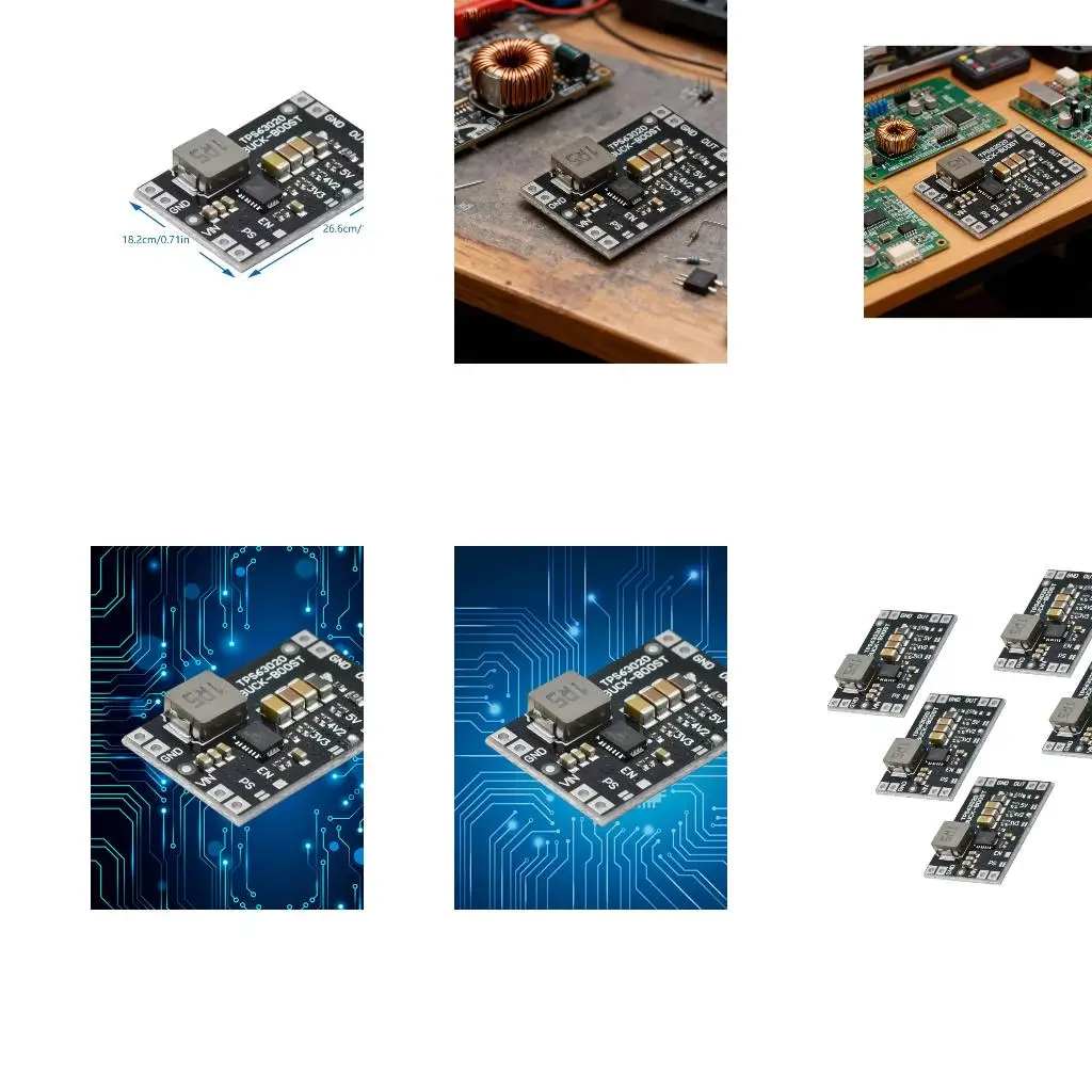 5pcs USB Auto Conversion Power Module XL63020 Microcontroller Power Ripples Auto Step Up Down Module