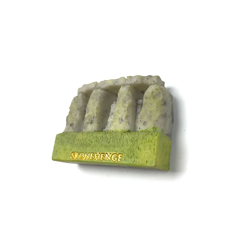 لندن، المملكة المتحدة، مغناطيس الثلاجة المغناطيسي المطلي الواقعي Stonehenge، هدايا تذكارية للسفر، ديكورات منزلية رائعة #2