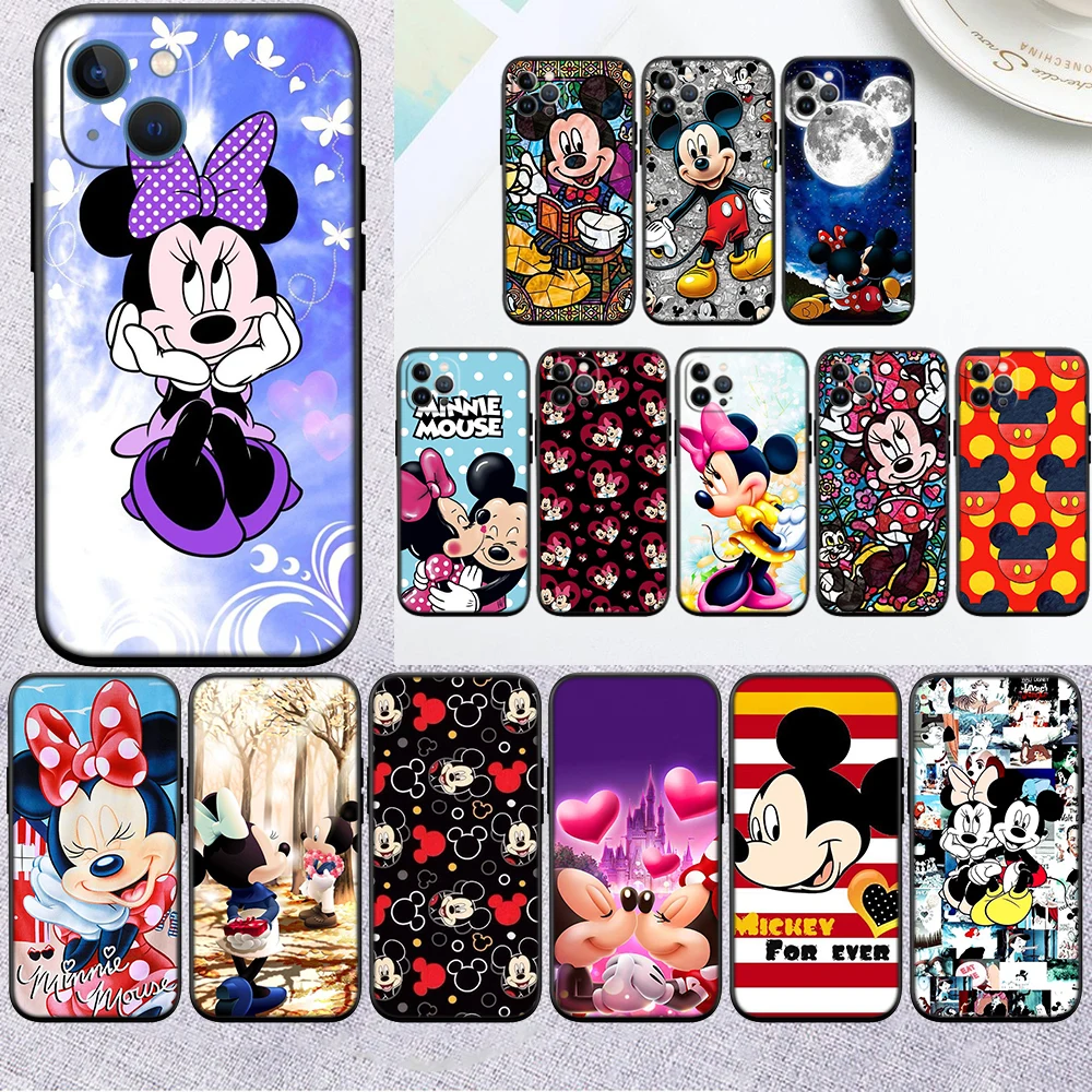 ED28 Mickey Minnie Mouse Phone Case for Motorola Moto Edge 60 60s 70 G86 G56 G54 E14 G04S G45 G54 G64 Pro Power Neo Fusion