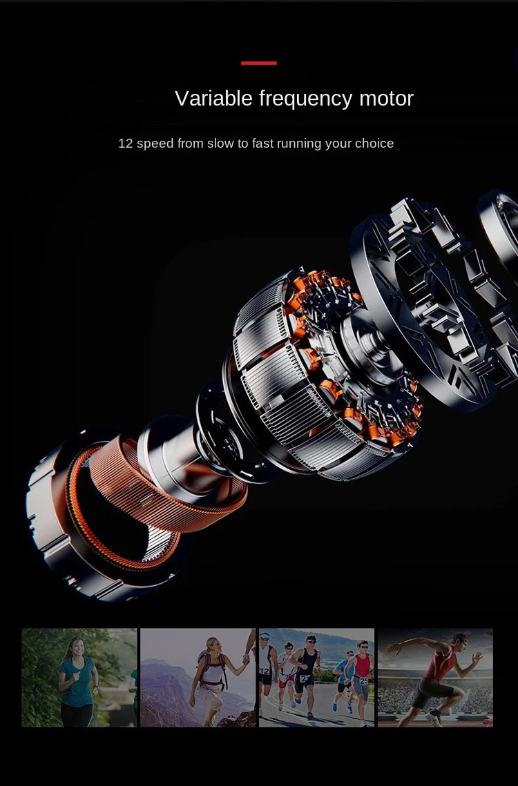 Cinta de correr eléctrica plegable para el hogar con pantalla LED, máquina compacta para caminar para uso doméstico