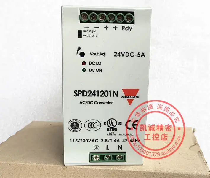 Carlo Gavazzi Switching Power Supply SPD241201N 24VDC 5A Genuine In Stock