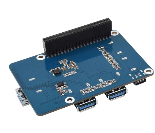 บอร์ดขยายพอร์ต USB, USB 3.2 Gen1, ฮับ USB, ตัวแปลงฮับ 4 พอร์ตแบบไม่ต้องติดตั้งไดรเวอร์