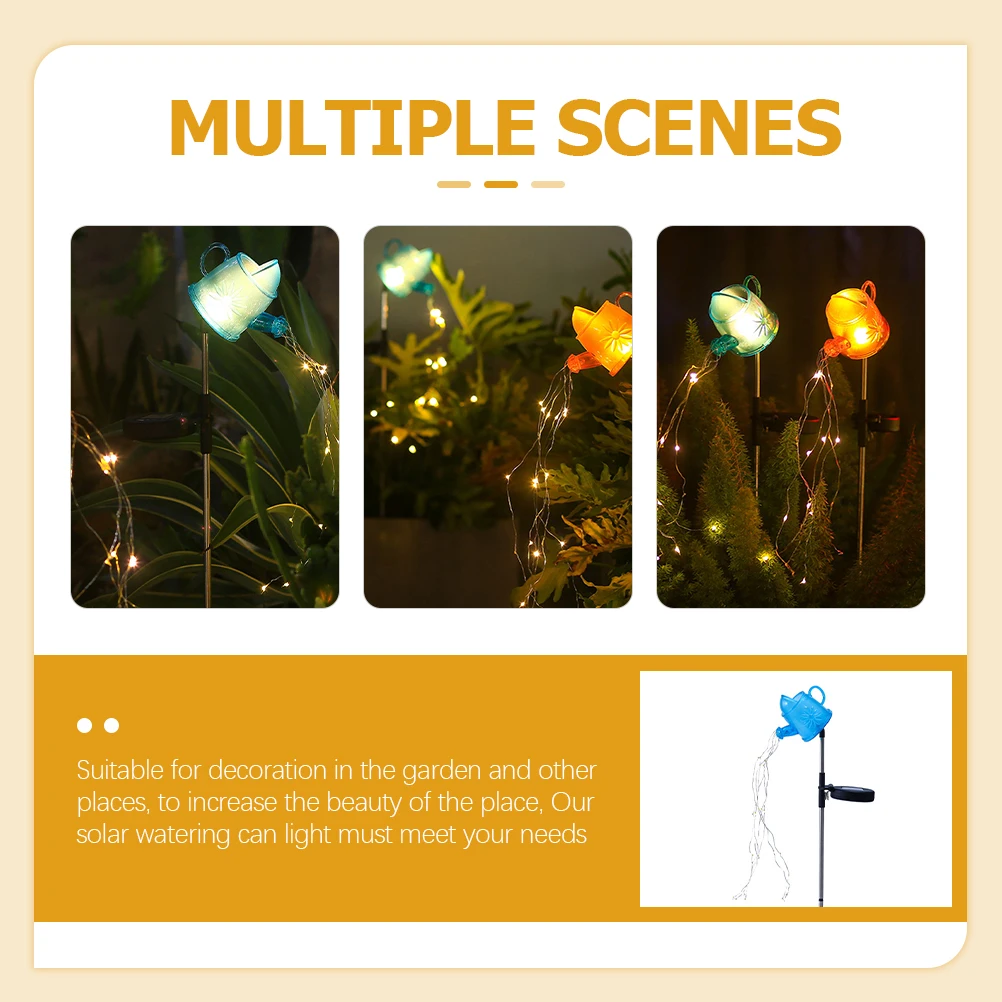 

Watering Can Outdoor Lamp Kettle Landscape Lawn Solar Courtyard Lamp Garden Decor Outdoor Landscape Yard Led Barn Light Solar