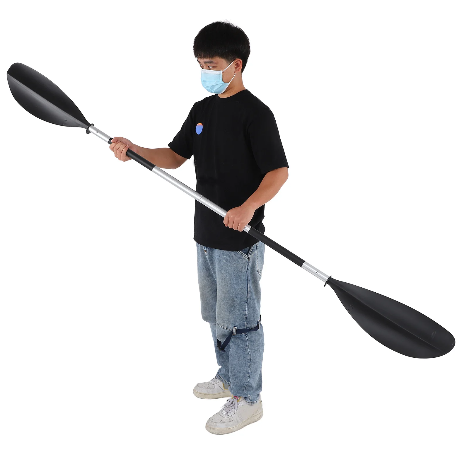 مجداف كاياك 93.9 بوصة احترافي 3 زوايا مجاذيف التجديف قابلة للتعديل لركوب الأمواج، قارب المحيط، قارب مطاطي