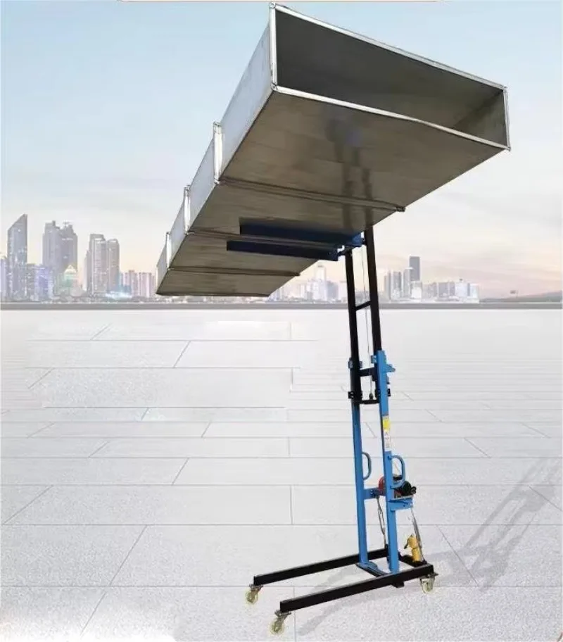 

High quality manual portable air duct scaffolding building lift manual electric aluminum lift