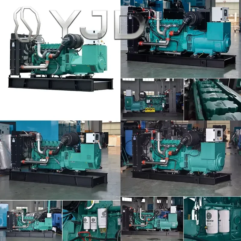 YJD ISO9001 Weichai Wp6g140e22 diesel Generator 300 kw Price 375kva Weichai diesel Generator Set