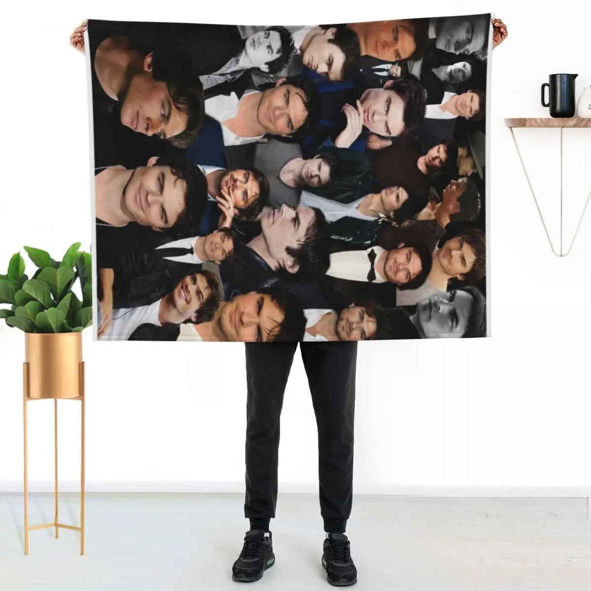 Ian Somerhalder Editing Throw Blanket Luxury Throw for sofa Weighted Cute Plaid Decorative Sofas Blankets