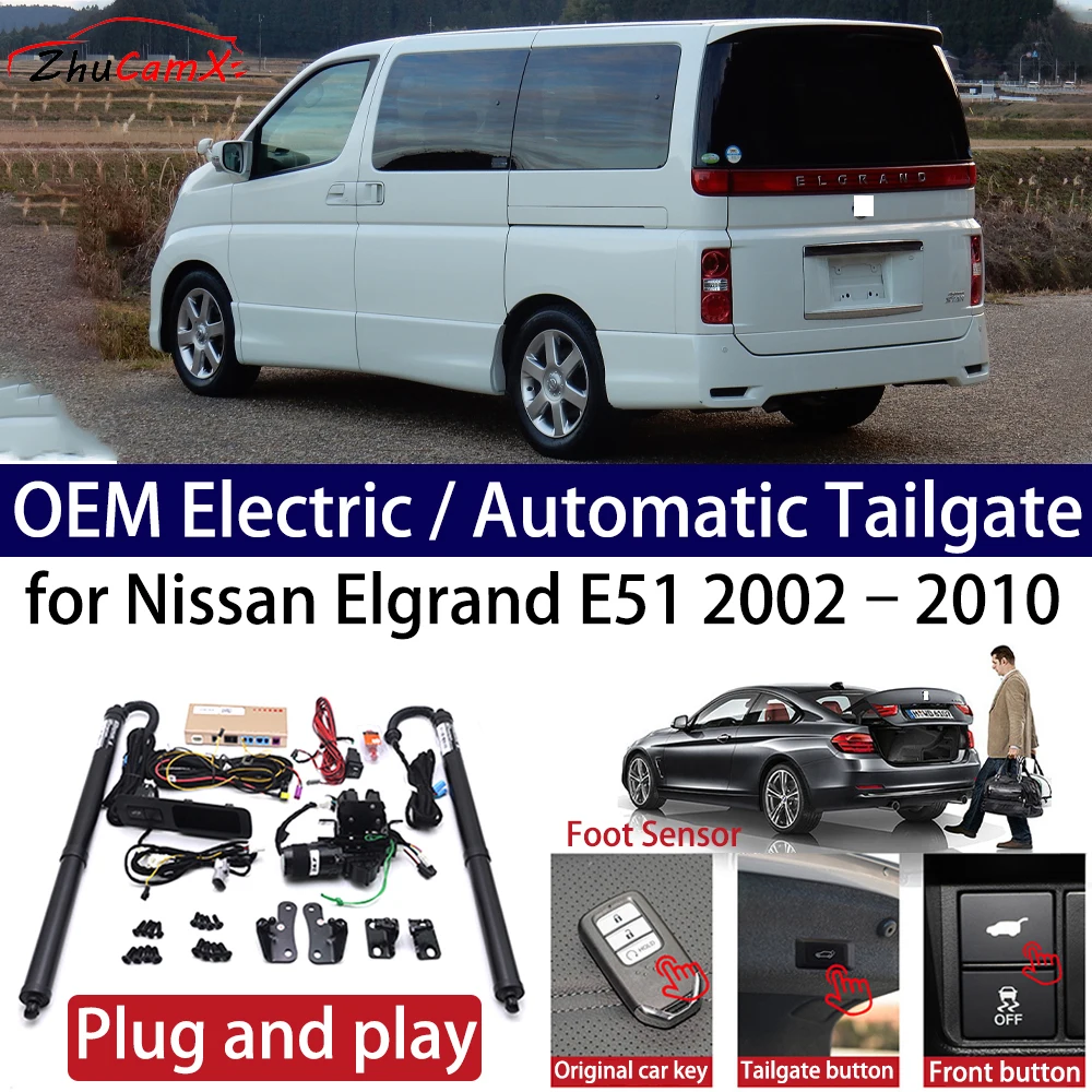 

for Nissan Elgrand E51 2002–2010 Car OEM Power Electric Automatic One-Click Smart Liftgate Tail Gate Support Opener Plug＆play