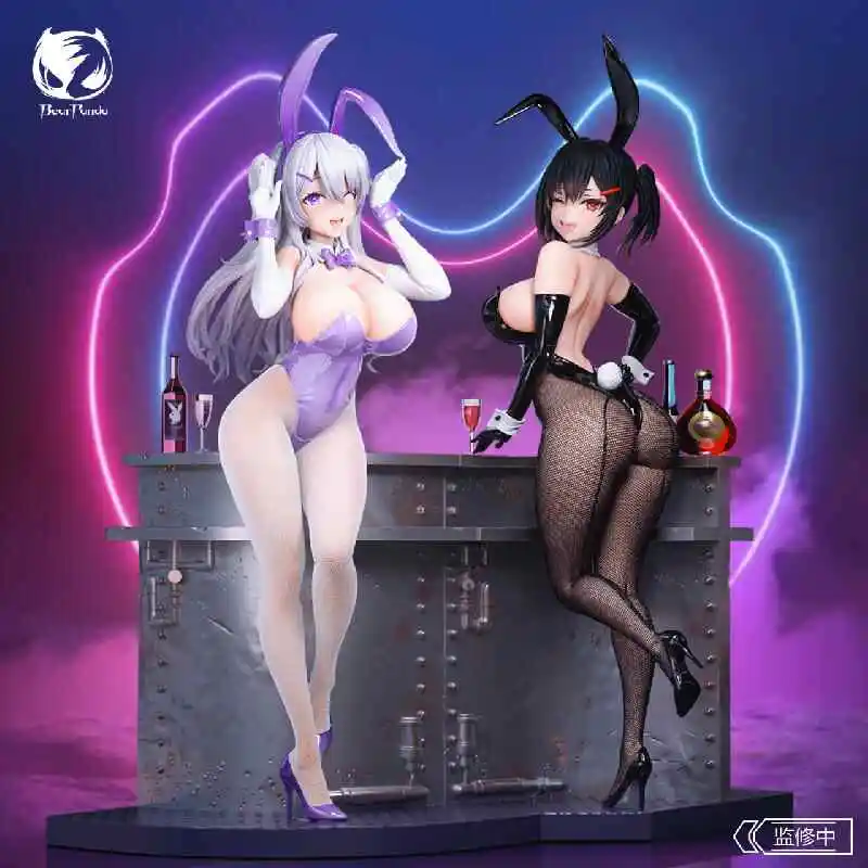

BearPanda Bunny Girl Asanagi Rin Xiya Temperature Paint & 3D Crystal Eye & Creative Scene Models Classic Anime Toy Garage Kit