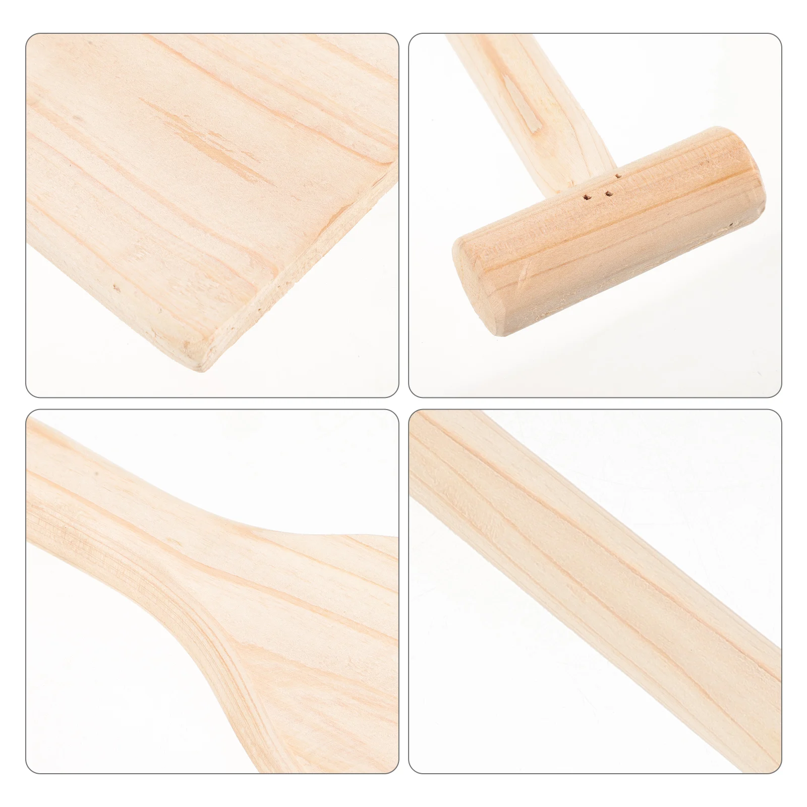 

Wooden Paddle 19.5 Inch Kids Handmade Boat Drift Sturdy Material Ergonomic For Canoe Kayak Water Sports Wooden Sewing Crafts