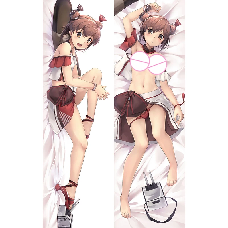 

Dakimakura Anime Young Girl Tits Double-sided Pillow Cover Print Life-size body pillows cover Adult pillowcase 2024