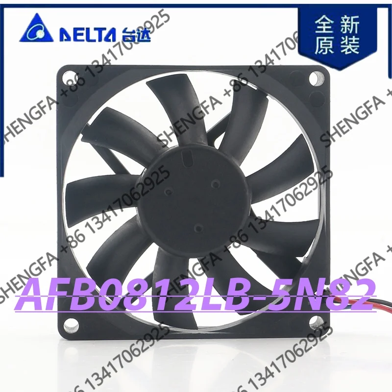 Coolingfan Three-wire AFB0812LB-5N82 Delta 5V 24V 48V DC12V 0.14A AC EC 8015 80X80X15MM 8CM Super Quiet Chassis Induction Cooker