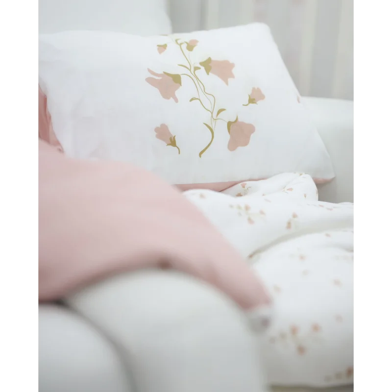 Ali layette SS26 Home flowers Bedding Coverlet Set with printed pillowcase Blanket Bed Sheet