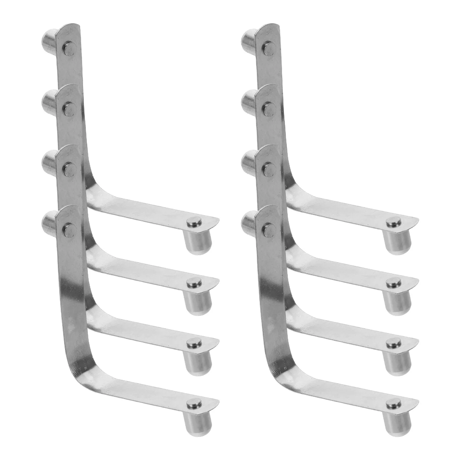 

8 шт. V-образных зажимов для шестов бассейна, нержавеющая сталь, зажимы-бабочки, насадки для щеток для бассейнов, запасные части для скиммеров