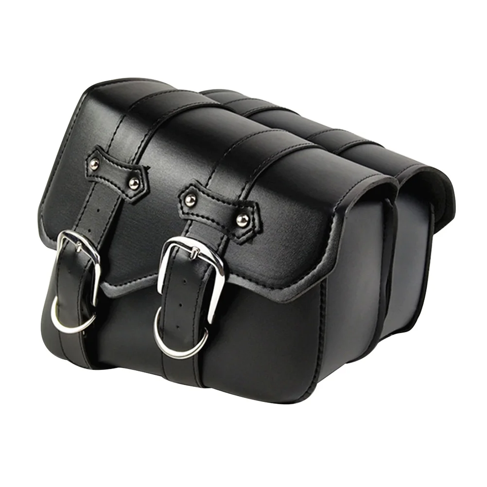 

Motorcycle Handlebar Bag PU Waterproof Saddlebag Universal Fit Electric Bike Storage Pannier for Motorbike Accessories