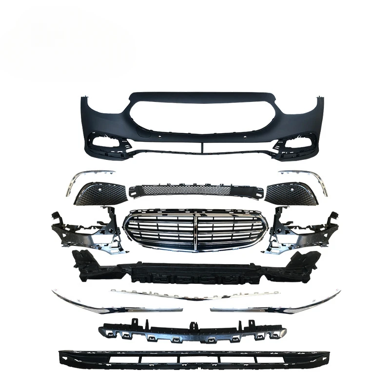 

SAAR Hot Sale Suitable for - E-Class W213 Late Model Big to Small Logo Front Bumper Assembly Mercedes-Benz Modi