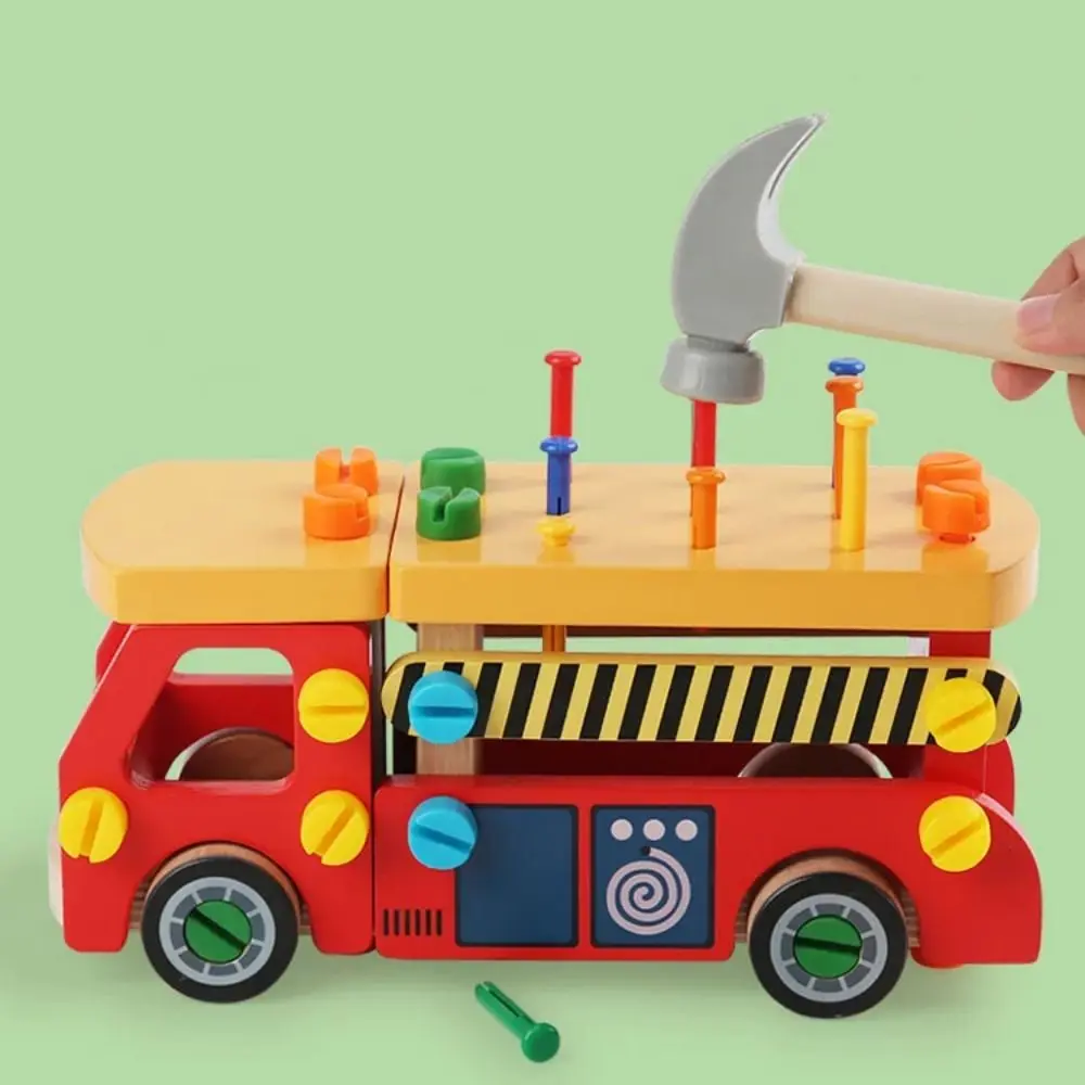 

Montessori Screw Nut Toy Car Play Screw Tools Ability Training Children 3D Busy Board Early Learning Switch Function