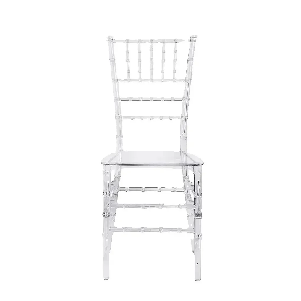Factory Direct Compatible withTransparent event party dining sale acrylic plastic chiavari crystal clear  Chiavari chairs weddin