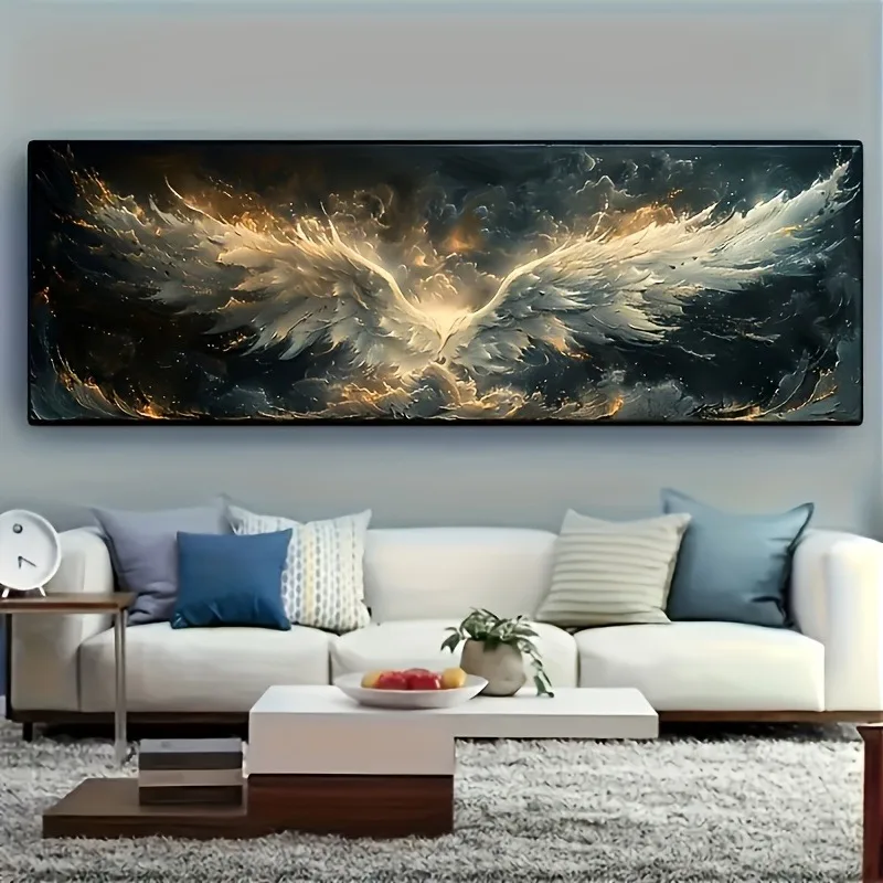 Classic Vintage Moonlight Sea View Canvas Poster Art Frameless Horizontal Wall Decor Suitable For Kitchen Office Living Room 2