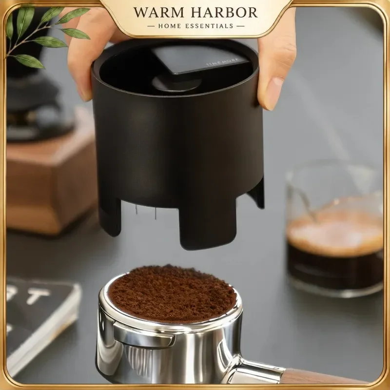 Timemore 58mm Electric Espresso Distributor Auto Rotating Needle Coffee Leveler Portafilter Coffee Ground Spreader Barista Tool