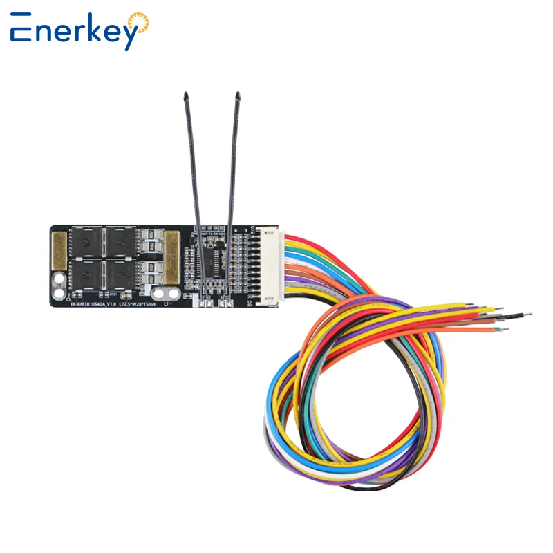 Enerkey BMS 3S 4S 5S 6S 7S 8S 9S 10S 40A Li-Ion LiFePo4 LTO SIB 18650 بطاريات BMS نظام إدارة البطارية للمركبات