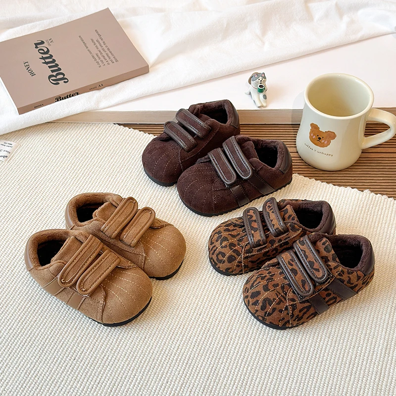 

2025 г., хит продаж, детская обувь с толстой подошвой, повседневная модная удобная модная обувь для мальчиков и девочек