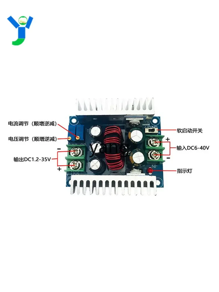 CX high-power step-down power supply module synchronous rectifier constant voltage power supply charging 20A LED driver image 4