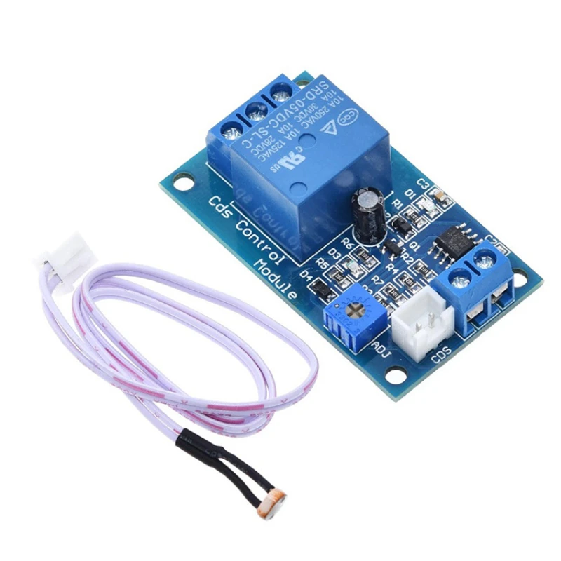 Module de relais de photorésistance 5 V / 12 V XH-M131, interrupteur de contrôle de la lumière et capteur de détection – Compatible Raspberry Pi