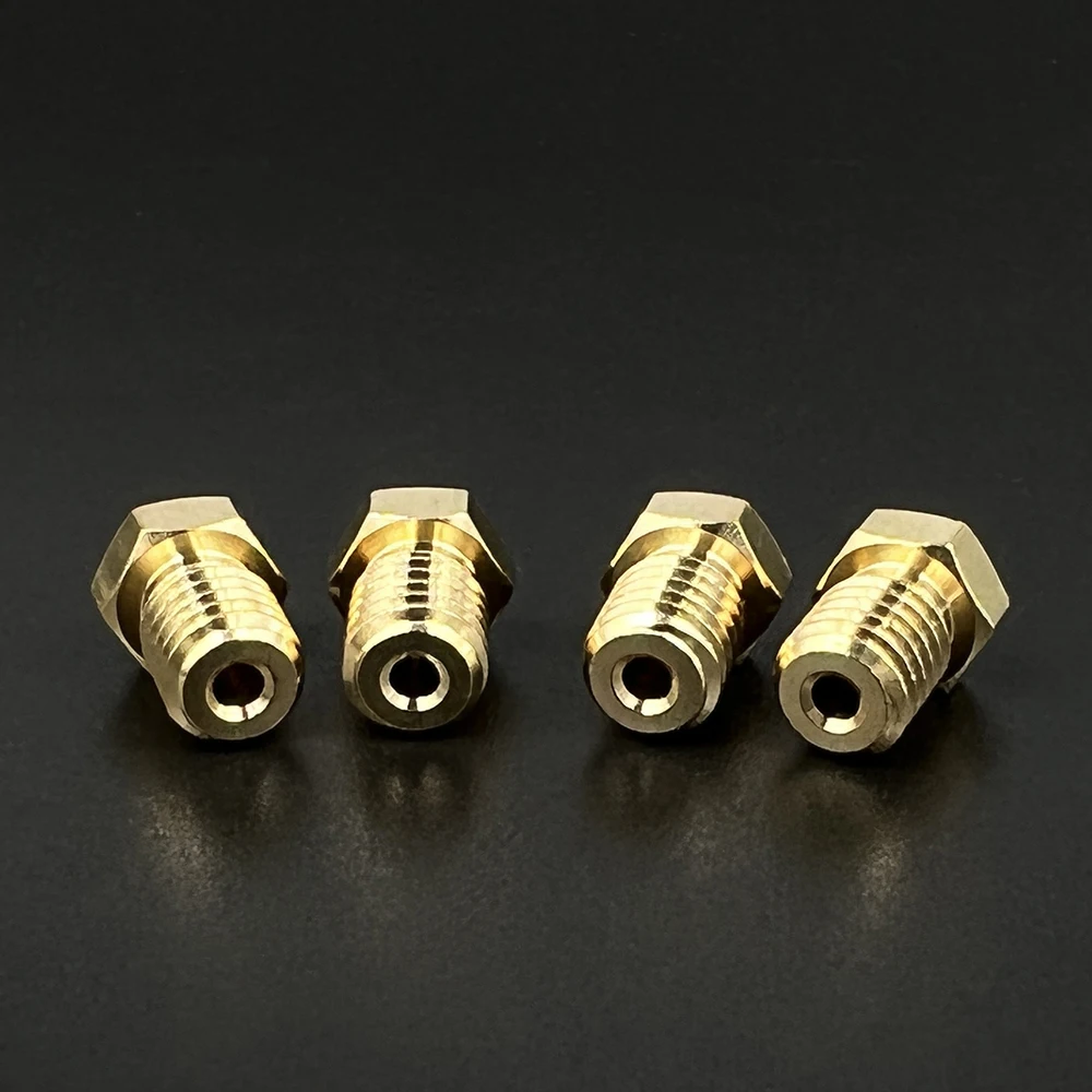 10psc E3D Nozzle 3D Printer Parts Brass Hotend Nozzle High Precision Nozzle 0.2/0.3/0.4/0.5mm for V5 V6 J-hend Hot End 1.75mm