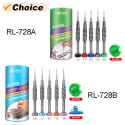 RELIFE RL-728A RL-728B Screwdriver Set for Phone and Laptop Repair Strong Magnetic Disassembly S2 Sturdy Bolt Driver Tools