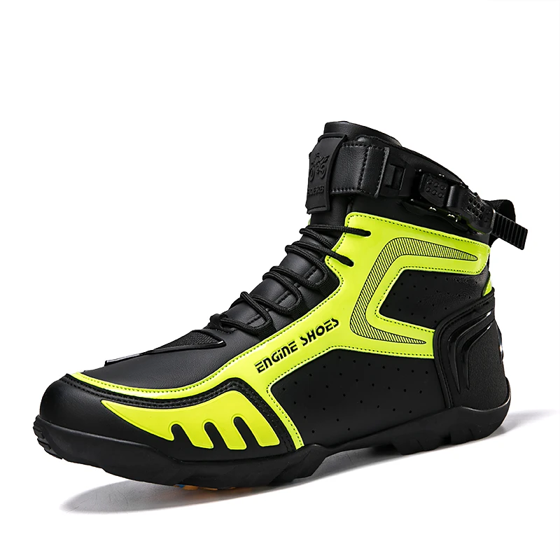 

Motorcycle protective boots Four seasons plus size outdoor cross-country riding boots training competition boots Cycling shoes