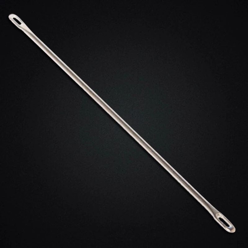 Double Eyed Transfer Needle 4.5mm Standard Gauge Knitting Machine Ribber for Home Decoration Straight Hand Needles