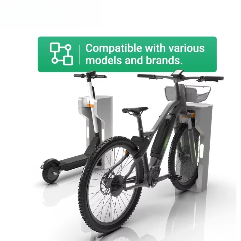 Urban Mobility Electric Scooter Project Intelligent Wireless Charging Stations Charging Pile for Escooter Ebike Parking Solution