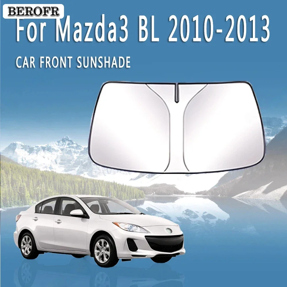 

Car Front Windshield Sunshade Heat Insulation Sun Visor Summer Cooling Accessories For Mazda3 BL 2010 2011 2012 2013 Foldable