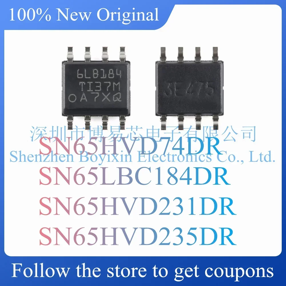 

NEW SN65HVD74DR SN65LBC184DR SN65HVD231DR SN65HVD235DR Original Product