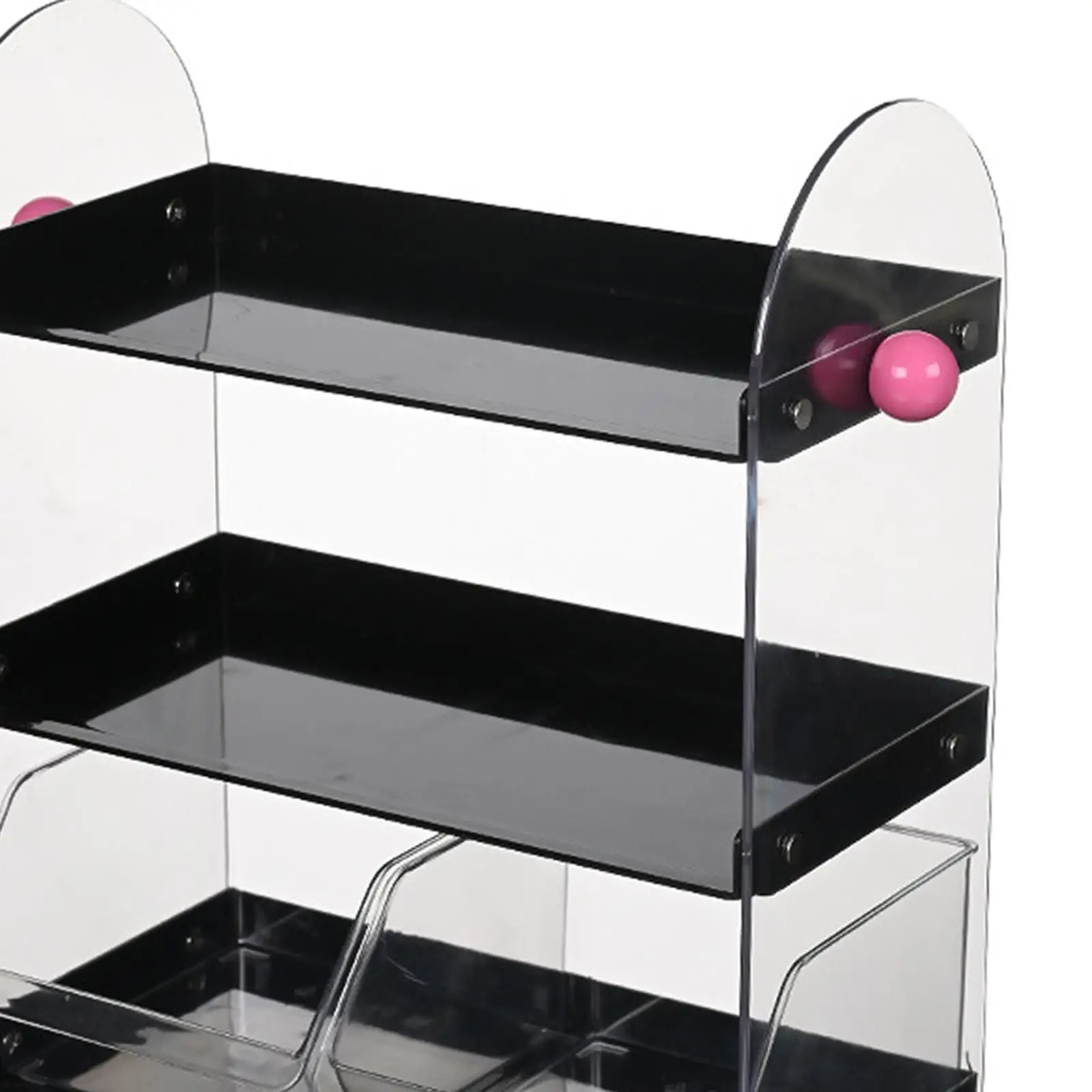 Countertop Organizer Cup Rack Tea Cup Holder Versatile 3 Tiers Display Shelf Coffee Station Organizer for Kitchen Desktop