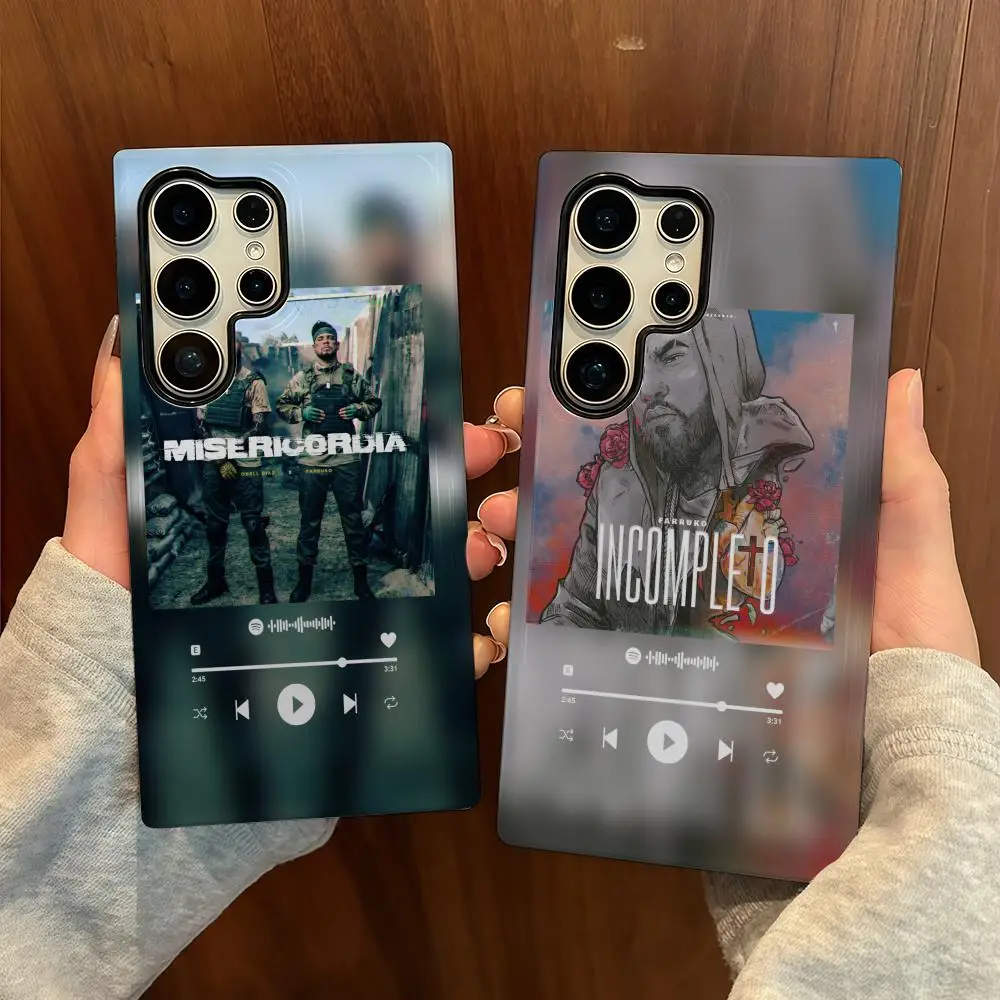 

Чехол для телефона F-Farruko для Samsung S25, пленочный корпус, роскошный GalaxyS24Ultra 23plus S22 21 A56 36 26 16, двухслойный чехол