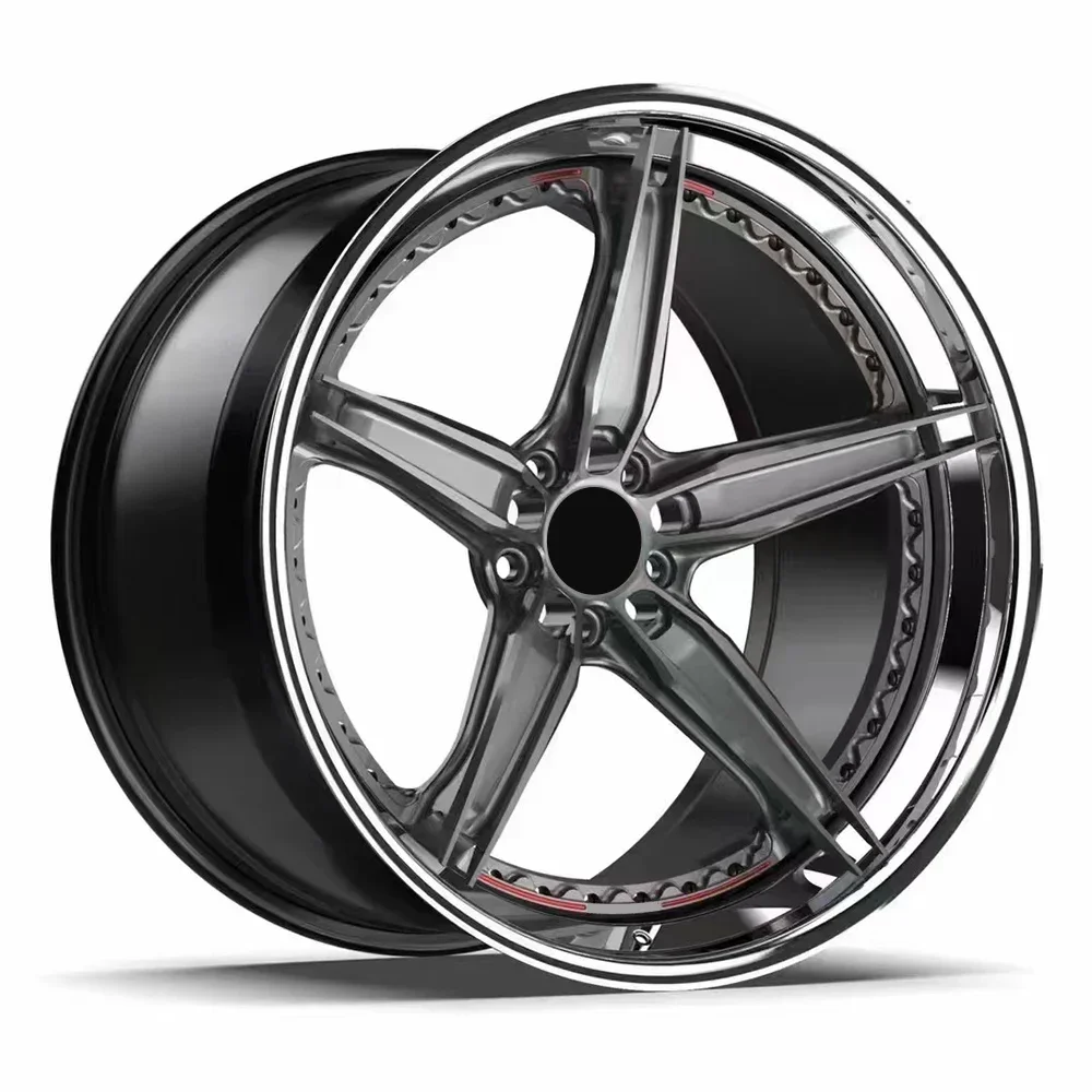Forfor Custom High Quality 2 Piece Forged Wheel 18 20 22 24 26 Inch Passenger Car WheelsLuxury high-end customization