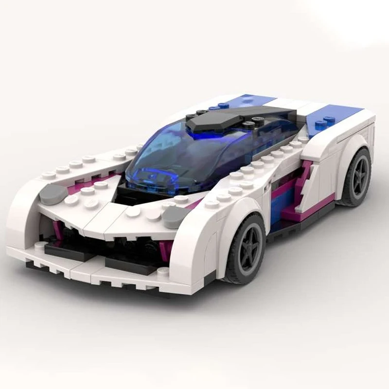 

256 шт. MOC 2020s Corvette, новый динамический вид в классе, города, суперкар, строительные блоки, искра, креативный рождественский подарок