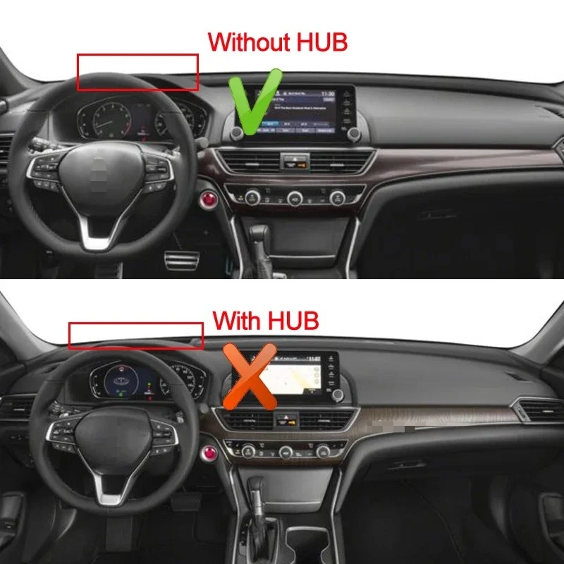 For Honda Accord 2018 2019 Car Inner Dashmat Dash Mat Dashboard Cover 2 Layers Pad Sun Shade Dash Board Cover Carpet