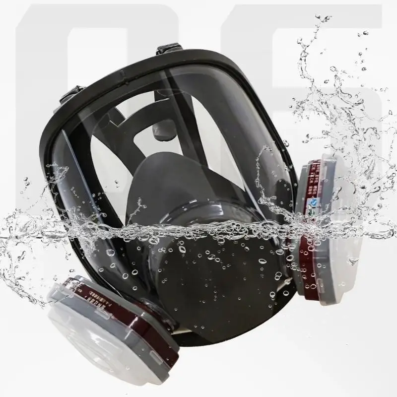 Maska pełnotwarzowa 6800, maska gazowa, maska ochronna przed rozpryskami, przemysłowa maska gazowa, respirator, nowa maska gazowa, ochrona przed formaldehydem