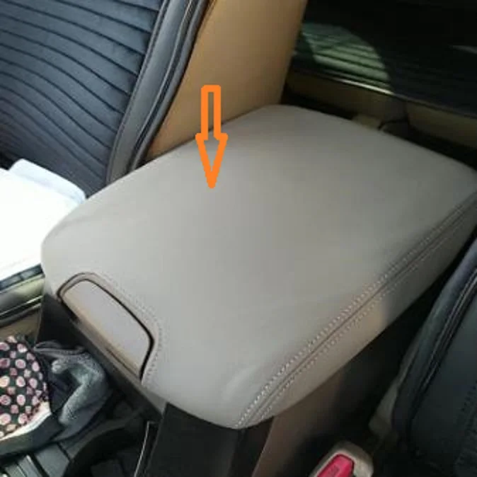 Microfibre Leather Center Armrest box Cover For Toyota Land Cruiser 120 Prado 120  2003 2004 2005 2006 2007 Car interior