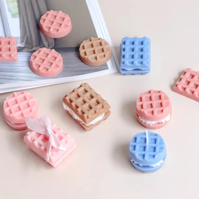 Mini Waffle Silicone Candle Soap Mold DIY Candle Accessories Decoration Aromatherapy Wax Candle Making Mould