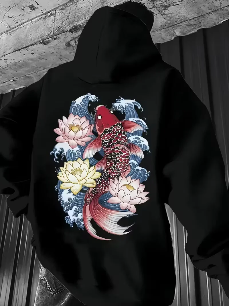 

1pc Sweater Hoodie for Men - Casual Pullover, Relaxed Fit Winter Warm Sweatshirt for Cold Weather, Sweater Hoodies Clearance