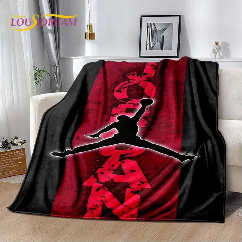 3D Printing Basketball Art Soft Flannel Blankets,Keep Warm Throw Blanket Comfortable Blanket for Picnic Beds Sofa Home Bedroom