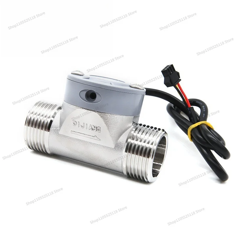 For Flow Sensor 1 Inch Industrial Sewage Pipe, Stainless Steel Liquid Meter, Two Packs